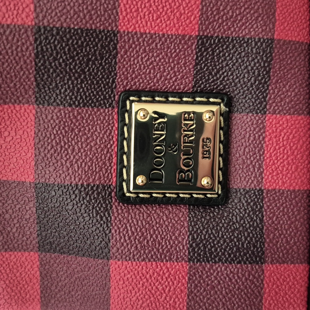 Dooney & Bourke Buffalo Plaid Tucker Drawstring Crossbody Bag, New W Tags - Picture 11 of 17